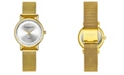 Stuhrling Women's Quartz Gold-Tone Mesh Bracelet Watch 29mm